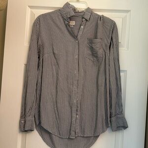 Long sleeved button-up blouse